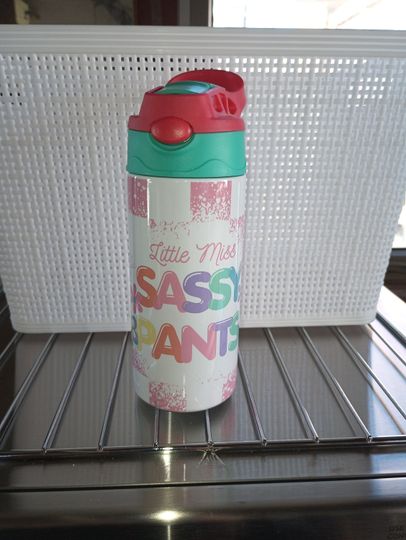 Discover Little Sassy pants!!! Stainless steel water bottle.