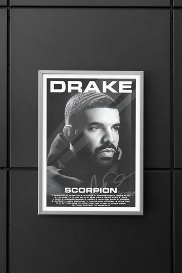 Discover Drake Album Poster - Wall Art of Drake