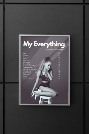 Discover Ariana Grande Album Poster - Ariana Music Art