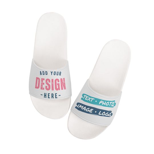 Discover Custom Slide Sandals Personalized Gift Sliders, Gift Idea
