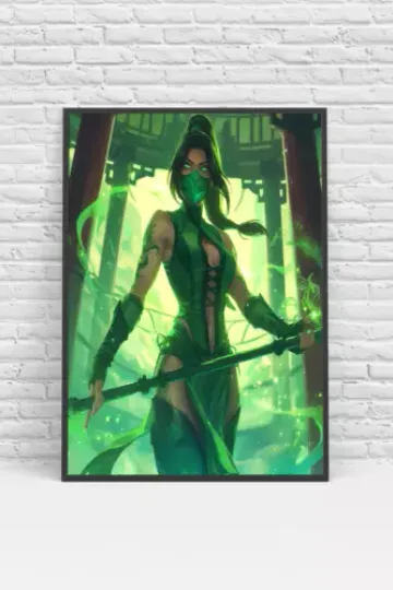 Discover Jade Mortal Kombat Poster Print