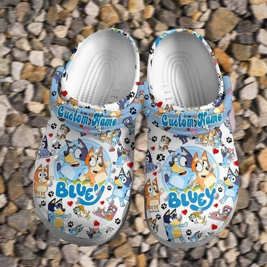 Discover Personalized BlueyDad Family Birthday Clog Shoes