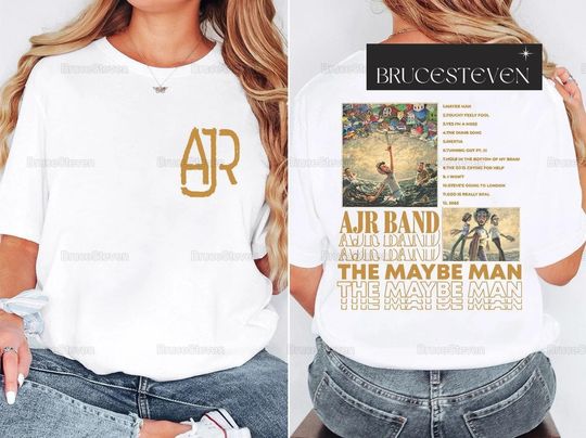 Discover The Maybe Man 2 Side Tour 2024, AJR Album 2024 Shirt