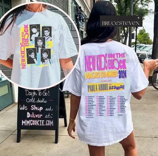 Discover NK on The Block The Magic Summer Tour 2024 Shirt
