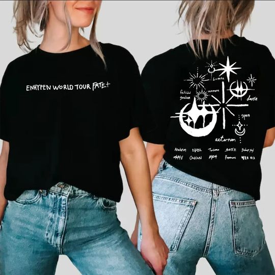Discover Enhypen Fate Plus World Tour T-shirt