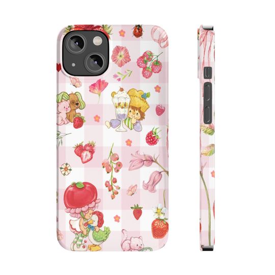 Discover Strawberry Shortcake Vintage Collage Phone Case