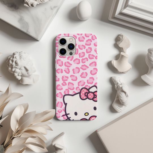 Discover Pink Kitty Aesthetic Phone Case