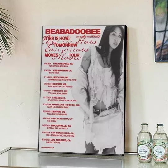 Discover Beabadoobee This Is How Tomorrow Moves North America Tour 2024 Poster