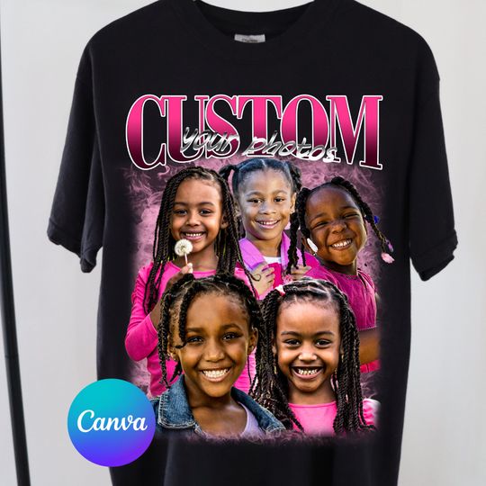 Discover Editable Bootleg T-Shirt Template on Canva