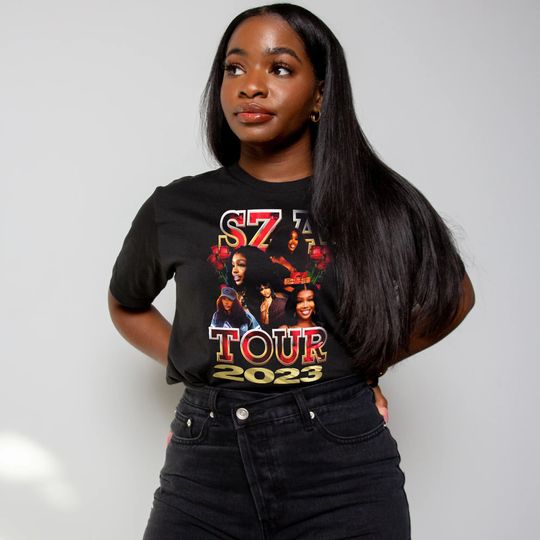 Discover SZA SOS TOUR Short-Sleeve Unisex T-Shirt