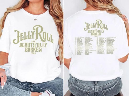 Discover Jelly Roll The Beautifully Broken Tour 2024 Shirt