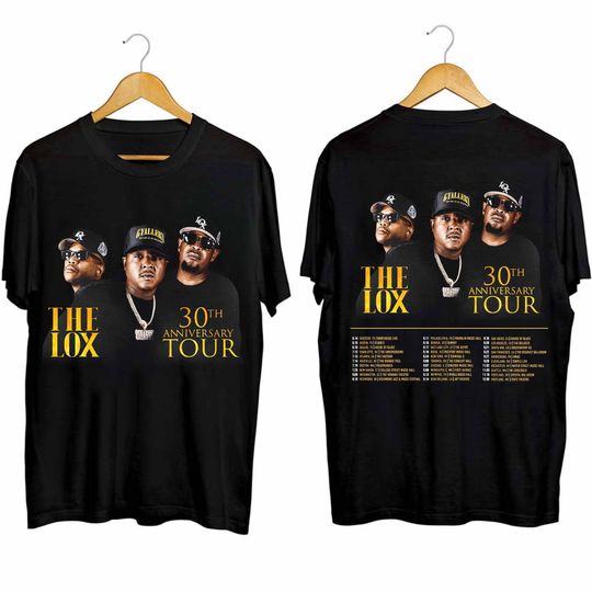 Discover The Lox 30th Anniversary Tour 2024 Shirt