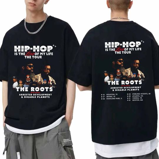 Discover The Roots 2024 Tour Shirt, The Roots Band Fan Shirt