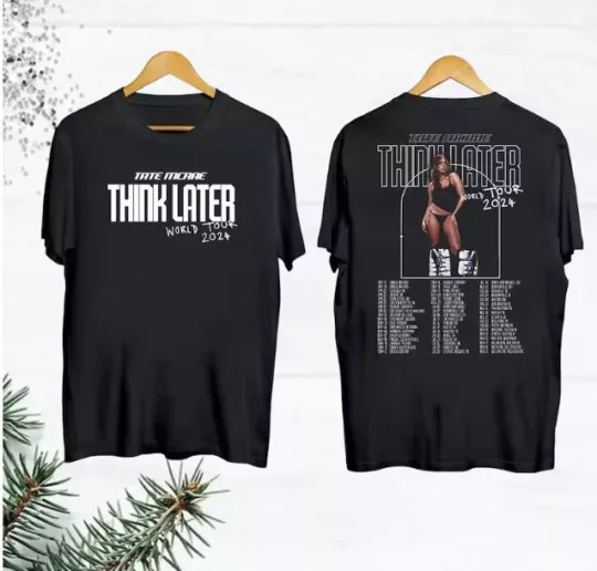 Discover Tate McRae The Think Later World Tour 2024 Tour Shirt
