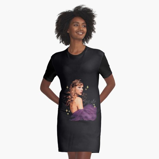 Discover Version 1989 TaylorMidnights Speak Now Classic  Graphic T-Shirt Dress