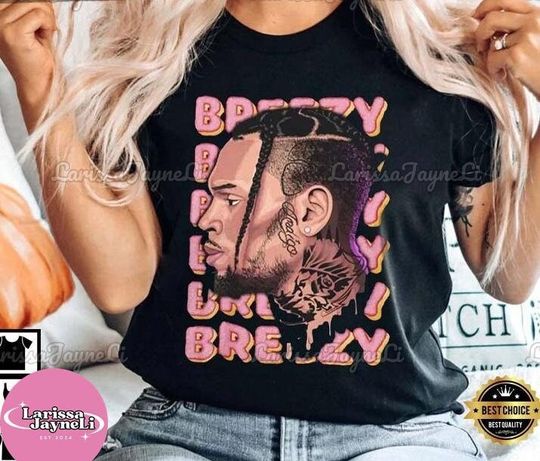 Discover Chris Brown Breezy Shirt, Chris Brown 11:11 Tour 2024 Shirt, Chris Brown 2024