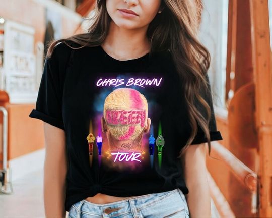 Discover Chris Brown 11:11 Tour Unisex Graphic Shirt, Chris Brown Tour Shirt, Chris Brown Breezy