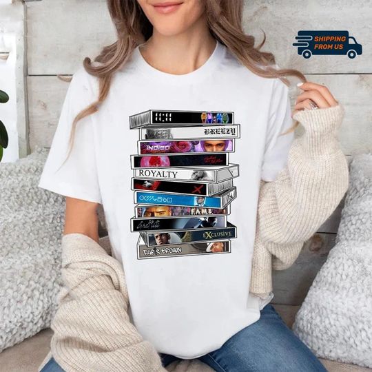 Discover Chris Brown Albums Unisex T-Shirt, Vintage Chris Brown