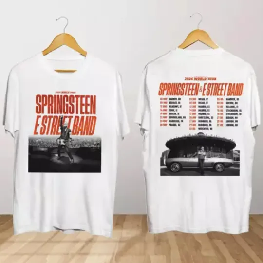 Discover Springsteen And E Street Band 2024 World Tour Shirt