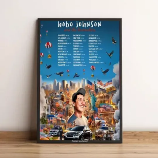 Discover Hobo Johnson and the Lovemakers 2024 US Tour Poster