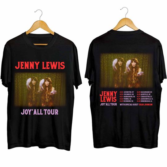 Discover Jenny Lewis - 2024 JoyAll Ball Tour Double Sided Shirt