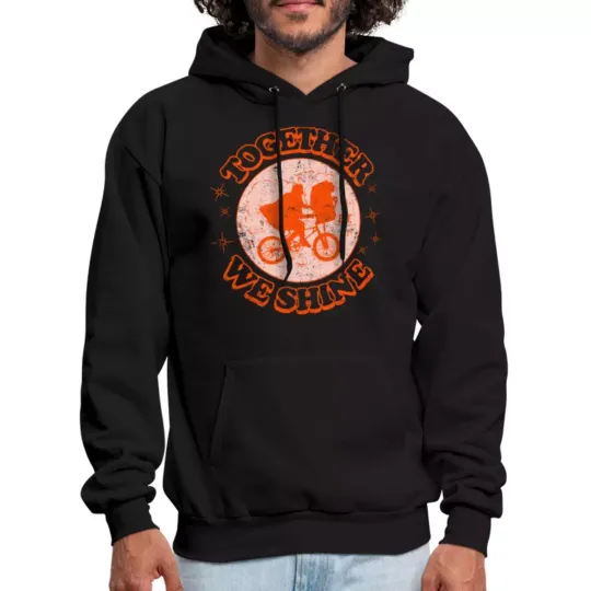 Discover E.T. The Extra-Terrestrial Together We Shine Men's Hoodie