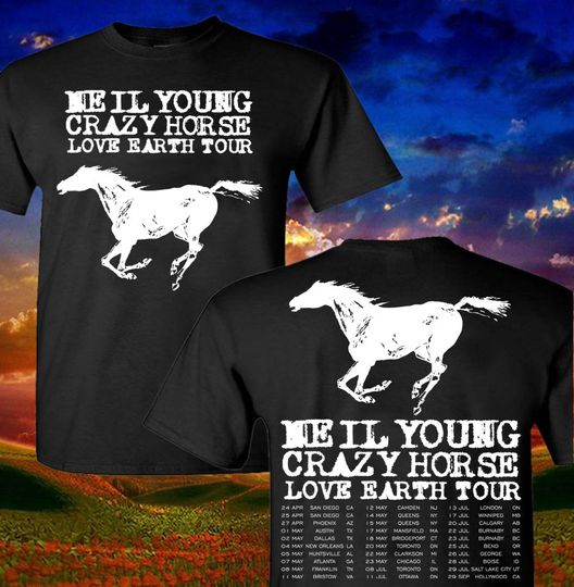 Discover Neil Young Shirt Music T Shirt World Tour 2024 Tour