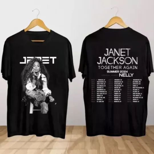 Discover Janet Jackson Together Again Summer Tour 2024 T Shirt