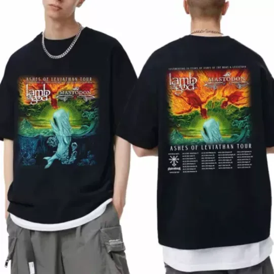 Discover Ashes of Leviathan Tour 2024 Lamb of God T-Shirt