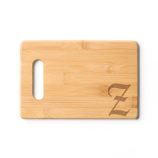 Discover Calligraphic Capital Letter "Z" Grunge Cutting Board