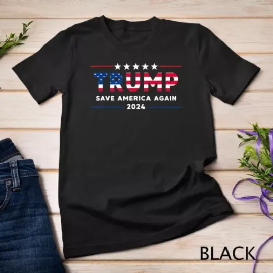 Discover Donald Trump - Flag 2024 Take America Back Election - The Return Unisex T-shirt