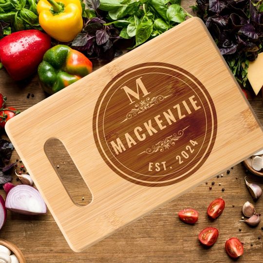 Discover Classic Monogram Family Name Limited Edition  Cutting Board