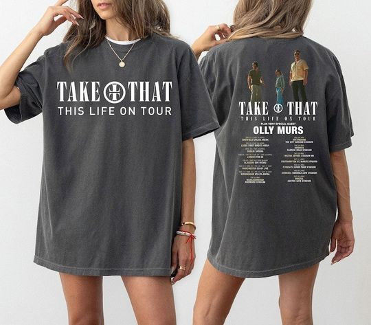 Discover Take That This Life On Tour 2024 Tee Shirt, Take That Concert 2024 Shirt Tour, Music Tour