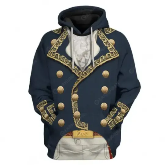 Discover Custom Marquis de Lafayette Apparel 3D HOODIE Mother Day Gift All Over Print
