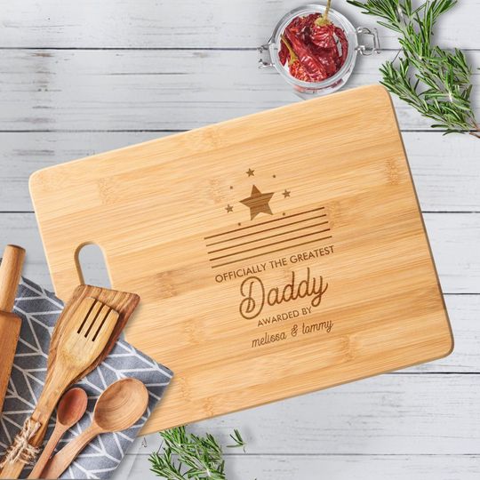 Discover Etched Wooden Cutting Board