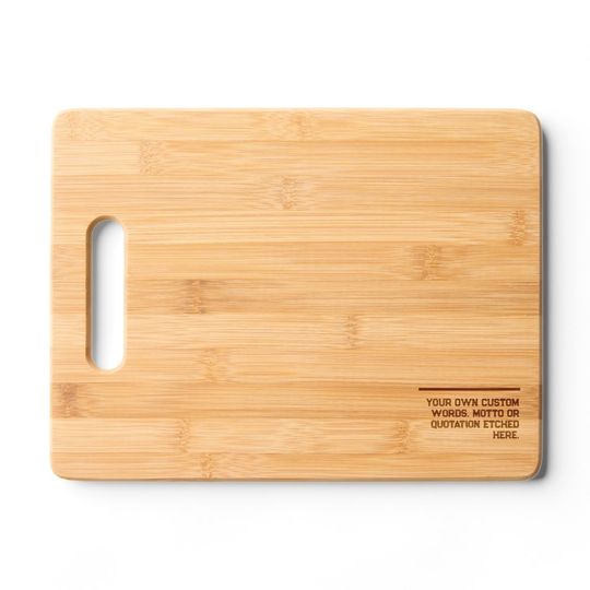 Discover Custom quotation, university style typography cutting board