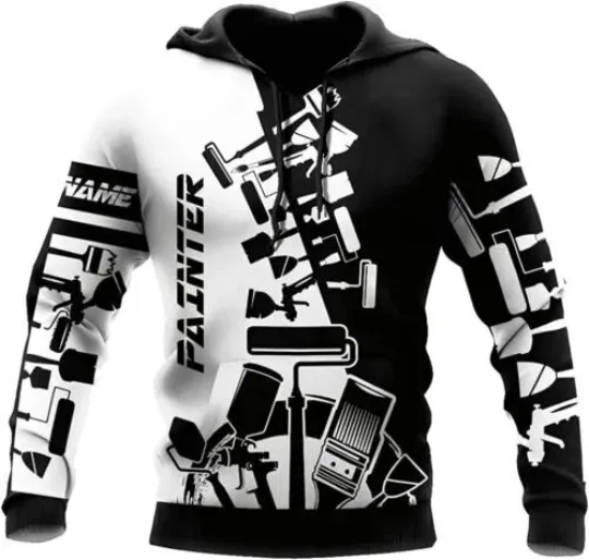 Discover Customized name Painter 3D HOODIE Christmas Gift Halloween Gift