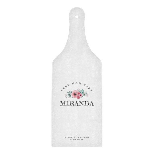 Discover Personalized Best Mom Ever Glass Chopping Board
