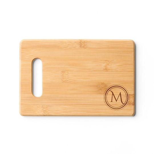 Discover Engraved Monogram Cutting Board