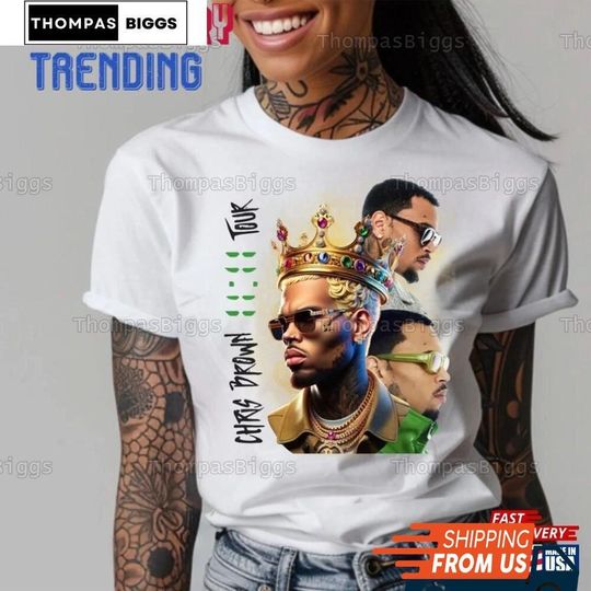 Discover Chris Brown 11:11 Tour Tee: Breezy Design