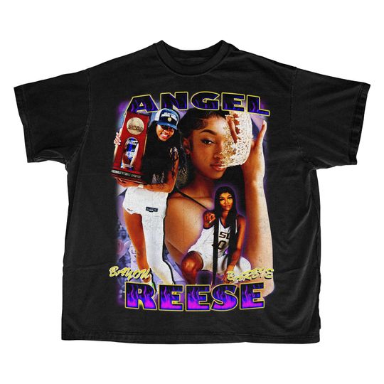 Discover Angel Reese "Bayou Barbie" Graphic T-Shirt