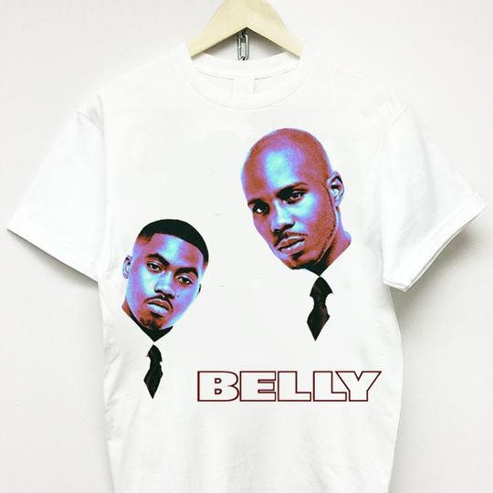 Discover NAS & DMX T-SHIRT belly movie vintage rap tee 90s