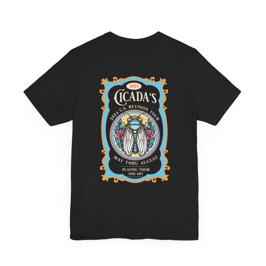 Discover Cicada 2024 Shirt, Cicada Reunion Tour Summer Scream 2024 Shirt