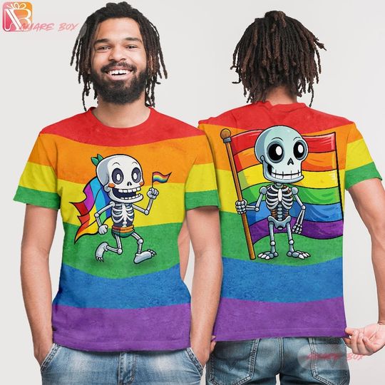 Discover Amare Box Pride Month LGBT Vibes 3D Tshirt