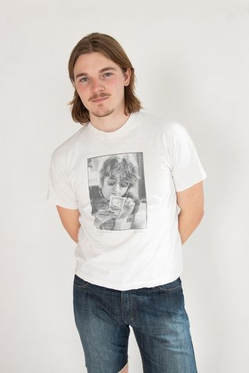 Discover Vintage J Lennon Imagine Portrait T-Shirt