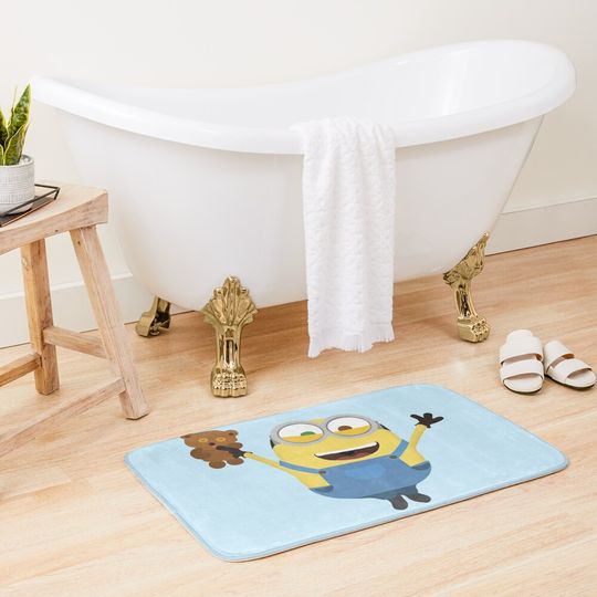 Discover Bob minion Bath Mat