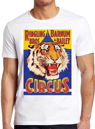 Discover Circus Tiger  Growl Circus Animal Meme Gift Funny  Movie Music T Shirt