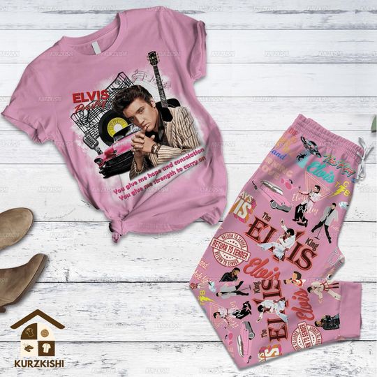 Discover Elvis Presley Holiday Pajamas Set