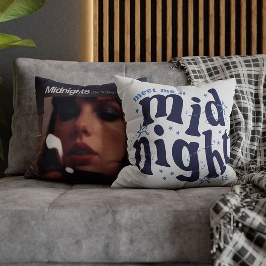 Discover Taylor Midnights Square Pillowcase - Taylor, Midnights, Bedding, Pillowcase