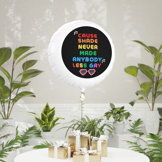 Discover Taylor Gay Pride REUSABLE Helium Balloon, LGBTQIA+